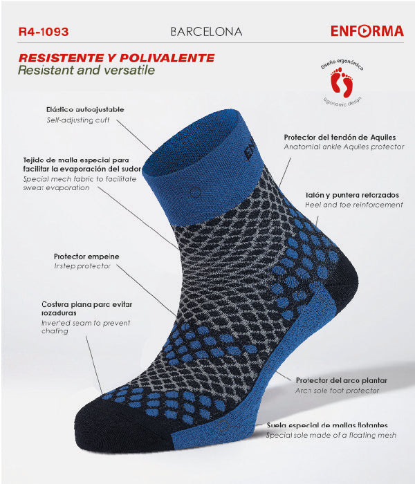 Barcelona Running Socks