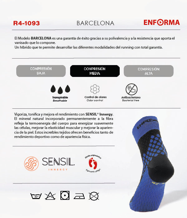 Barcelona Running Socks