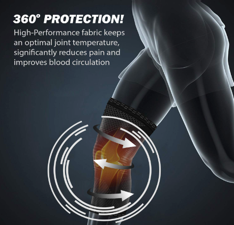 R+R Compression Knee Sleeve with Gel pack