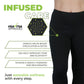 Green Drop Infused High Waist Leggings