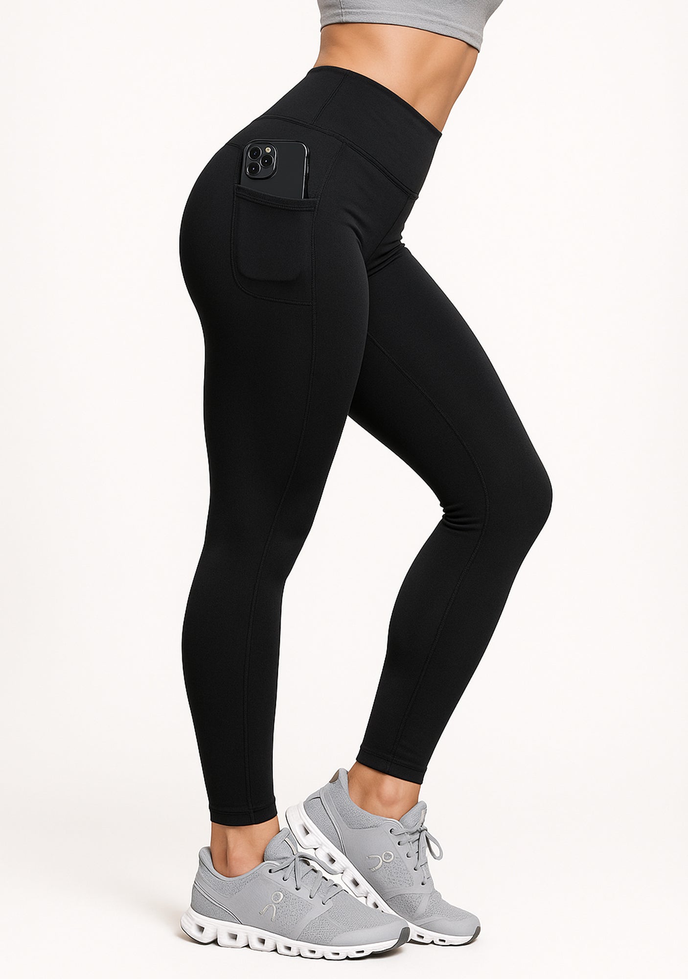 Green Drop Infused High Waist Leggings