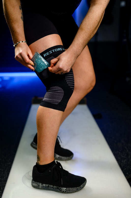 R+R Compression Knee Sleeve with Gel pack